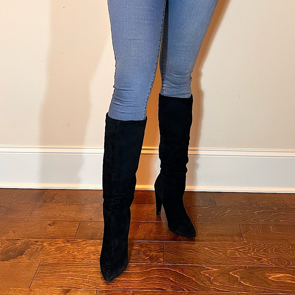 Black Suede Boots
